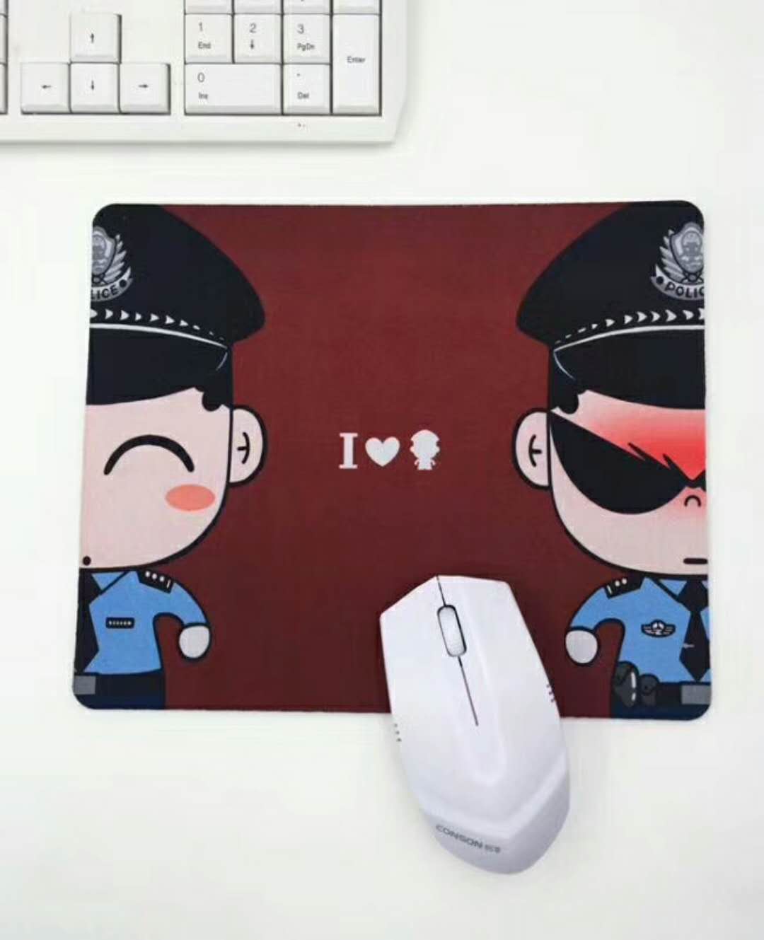 警察鼠標(biāo)墊